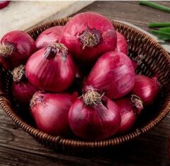 Ata Tohum Geleneksel Yüksek Aromalı Ata 19 Kırmızı Çorum Tipi Soğan Tohumu(50 Tohum)